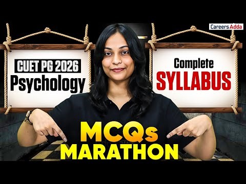 CUET PG Psychology 2026 | MCQ Marathon | Most Important Questions