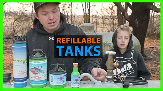 How To Refill 1lb Portable Propane Tanks!