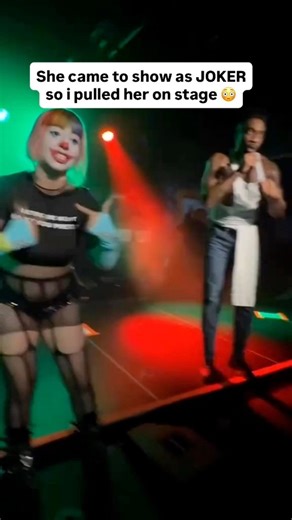 She came to show as JOKER so i pulled her on stage 😳 #joker #dax #concert | Daniel Dax