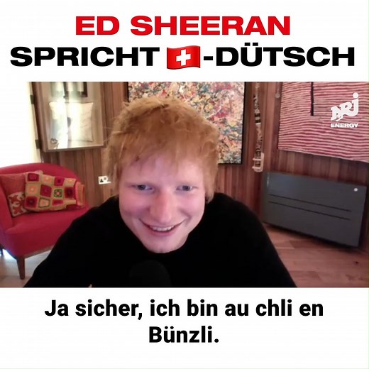Jetzt ist es raus: Ed Sheeran ist ein Bünzli und er steht dazu. 🇨🇭 | Energy Zürich