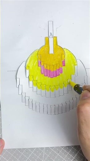 DIY 3D Cake Card 🎂 Part 1 | Pop-Up Tutorial