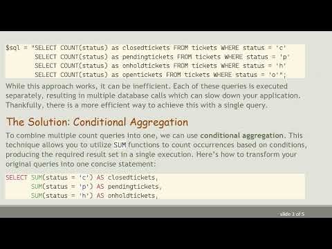 How to Merge Multiple SQL Queries into One for Enhanced Efficiency