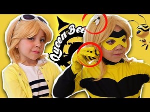 Queen Bee Cosplay and Chloe Bourgeois from LadyBug! How to make HAIR COMB Bee Miraculous and TROMPO