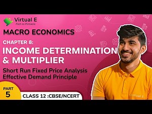 Class 12 Macroeconomics Ch 8 | Income Determination & Multiplier | 5- Short Run Fixed Price Analysis