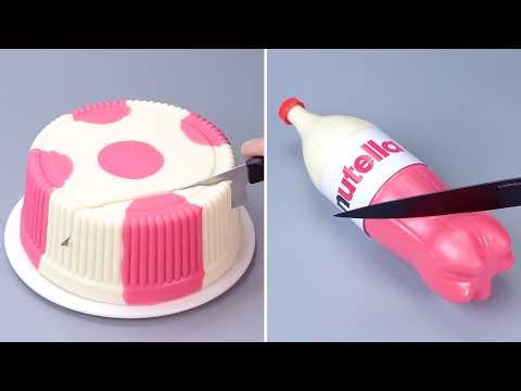 💝 Video Memuaskan 💝 Dekorasi Tantangan Cokelat | Homemade Colorful Cake Decorating Idea