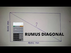 DIAGONAL FORMULA (calculating diagonals using a calculator)