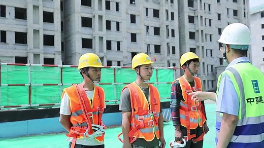 应急演练怎么搞？看看中建三局这个项目高处坠落事故应急演练视频