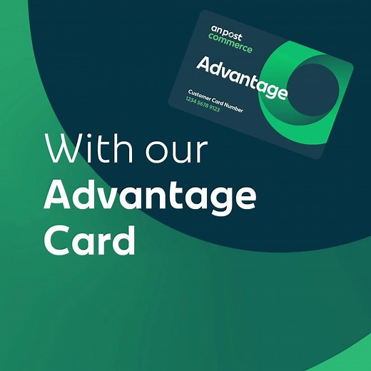 2.3K views · 22 reactions | Getting your product to customer’s doors is even easier with the Advantage Card from An Post Commerce, with 25% off standard parcel labels and discounts on stamps. Sign up online or at your local post office and start saving today. | An Post | Facebook