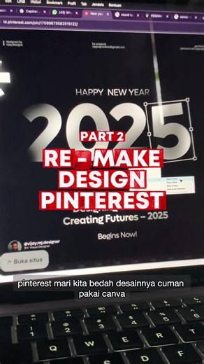 Happy New Year Design Tutorial Using Canva