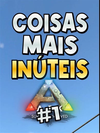 Coisas mais INÚTEIS do Ark Survival Evolved - #1 Espelho #arkbrasil #arkshorts Esta é a lista com os itens mais inúteis do ark. Se algum ficar de fora, coloca aí nos comentários. Não se esqueça de deixar aquele likezao brabo, se inscreva e ativa o sininho das notificações. Vocês são daora! Um forte abraço e até a próxima.