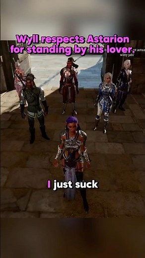 Wyll respects Astarion for standing by his lover ❤️🗡️ #baldursgate3 #bg3 #astarion #wyll