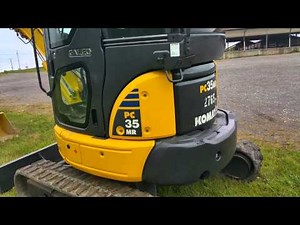 Komatsu PC 35 Mini Excavator For Sale Inspection Video!