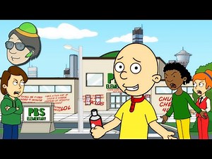 Caillou Spray Paints the School!