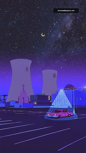 Starry Night House Anime Aesthetics Live Wallpaper