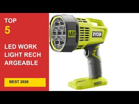 Best Led Work Light Rechargeable in 2026 - Expert Reviews in 2026