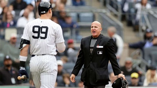 Une première expulsion très discutable pour Aaron Judge