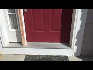 How to easily firr out an entry door with a sidelite(s) - Part 2 - #stormdoorguy #diy #install
