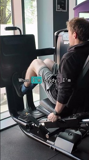 You can do calf raises… on a leg press?