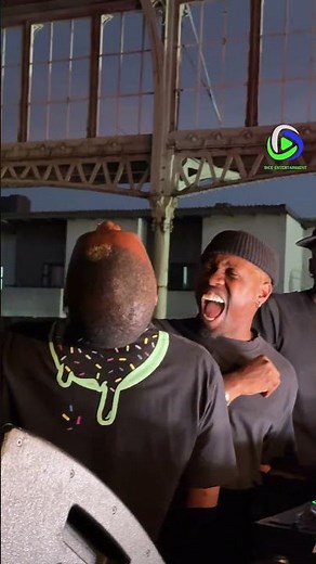 JazziQ had to double-check if it wasn't Leehleza next to him! 🤣🔥 #StanceSocial #9iceEntertainment