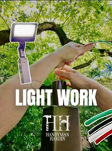 LED Pole Light Install | HANDYMAN HARDIN