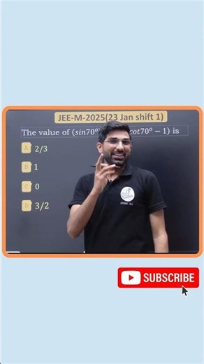 🌀 Easiest Trigonometry Question from JEE Mains 2025! Don’t Miss This! ✅#jeemains #jeemains2025