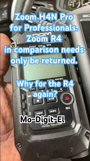The “New” Zoom R4 MultiTrak Recorder compares not at all to the Zoom H4N Pro.