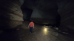 They found a ladder in a flooded mine and decided to climb