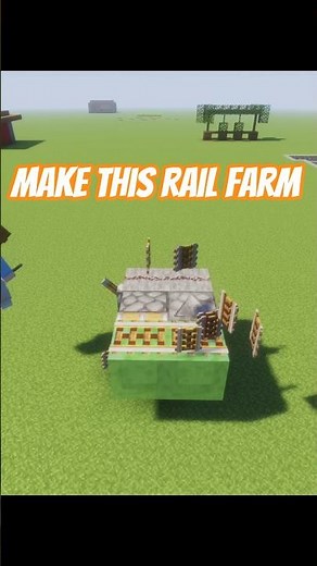This Rail Farm Feels Illegal… 😈 #minecraft #minecraftbuilding