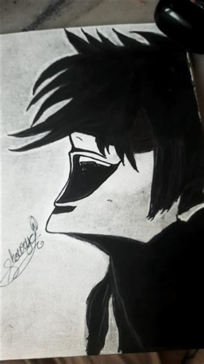 Draw yagmi laughing🔥#face#anime#DeathNote