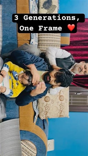 3 Generations, One Frame ❤️ #familytime #shorts