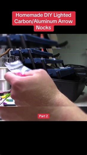 Homemade DIY Lighted Carbon/Aluminum Arrow Nocks part 2