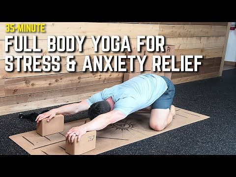 35 Minute Full Body STRETCH/YOGA for STRESS & ANXIETY Relief | Yoga For Men