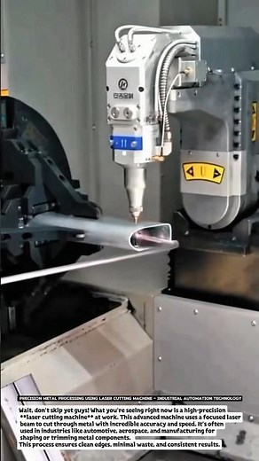 Precision Metal Processing Using Laser Cutting Machine – Industrial Automation Technology.
