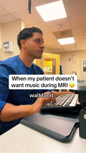 The MRI is loud either way 🤷‍♂️ #Radiology #DJMRI #MRI #medicalimaging #healthcare | One Day You May