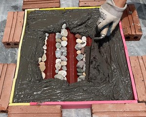 Crafting A Coffee Table From Corrugated Iron And Cement. | Creative Crafts