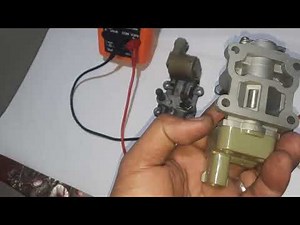 IACV INTAKE AIR CONTROL VALVE ACTUAL TEST DIGITAL MULTI TESTER READING BY OHMS HONDA CIVIC LXI