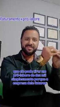 Pro labore x Faturamento #consultorempresarial #empreendedorismo #empreendercompoucodinheiro