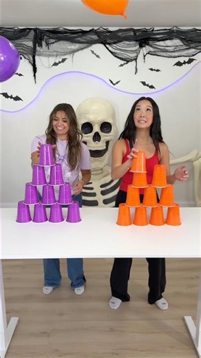 Pyramid Cup Stack with a Twist!