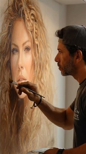 From Blank Canvas to Masterpiece #Masterpiece #ArtStudio #PaintingVideo #CreativeProcess #ViralArt