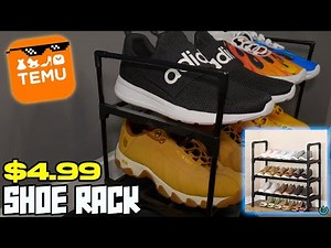 Temu Cheap Shoe Rack 👟 How to Assemble and Review