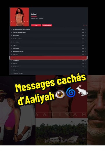 👁️🚨Elle est décédée moins de 2 mois après la sortie cet album !!! Le dernier album d’Aaliyah cache-t-il quelque chose ? Est-ce qu’elle a refusé les pratiques de son entourage ? Les pratiques de « l’élite » ?👁️ #conspiracy #aaliyah #jayz #epstein #matrix