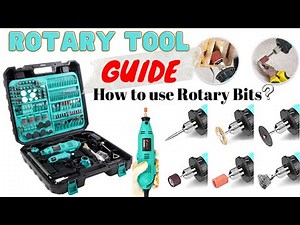 Best Rotary Tool | FULL Guide How to use rotary Tool Kit For Buffing, polishing, engraving, carving