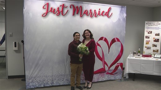 Historic first: Female couple receives Cook County's first marriage license of 2026