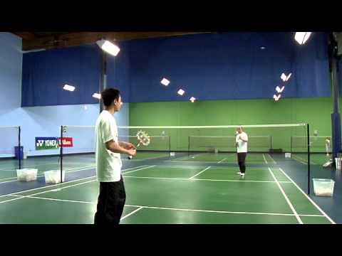 How to Hit an Overhead Drop Shot in Badminton : Badminton