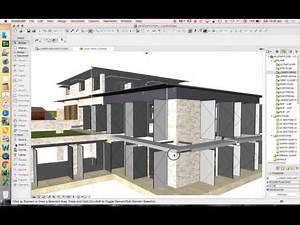 ARCHICAD INTRO - WEEK 3 - PART 2 - 3D WINDOW & PROJECTION SETTINGS