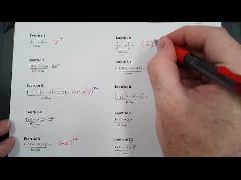 8th Grade Eureka Math Module 1: Lesson 1 - Exponential Notation