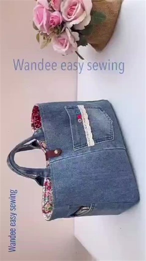 Create a Stylish Denim Handbag from Old Jeans
