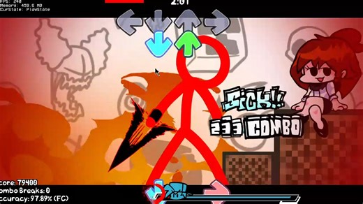 【全站第？通关】FNF超难神曲End Prosses加弹窗独自手打通关！！！！！