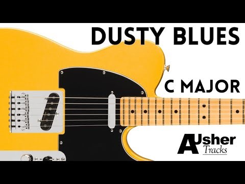 Dusty Blues Ballad Guitar Backing Track Jam in C major