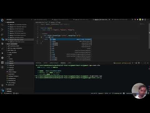 Render Static List in React | map() Function Explained | React Interview Question